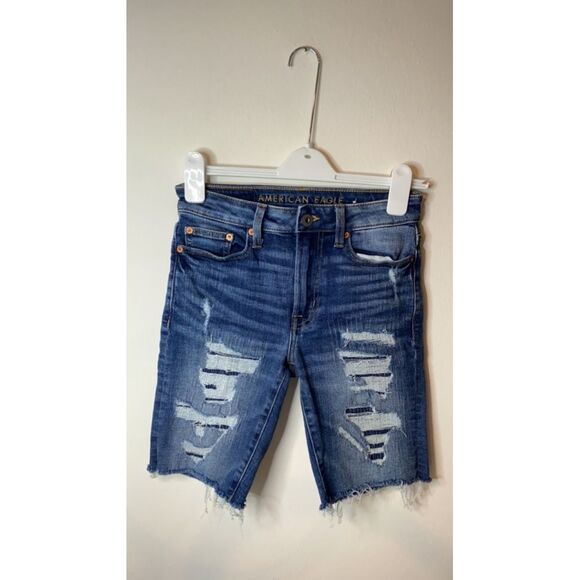 American Eagle Outfitters Denim - American eagle biker jean shorts